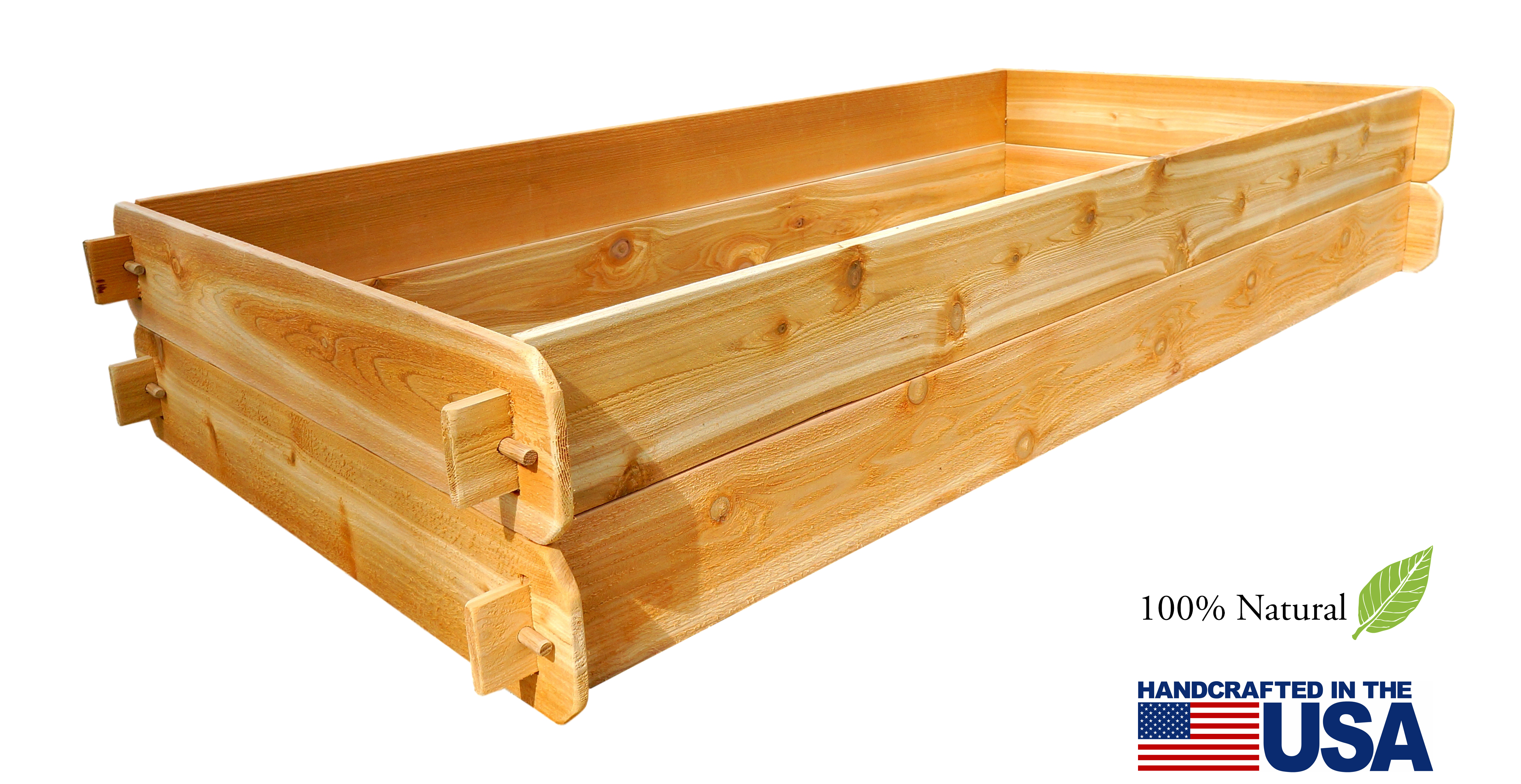 Cedar Raised Garden Bed Kit Double Deep Two 3x6