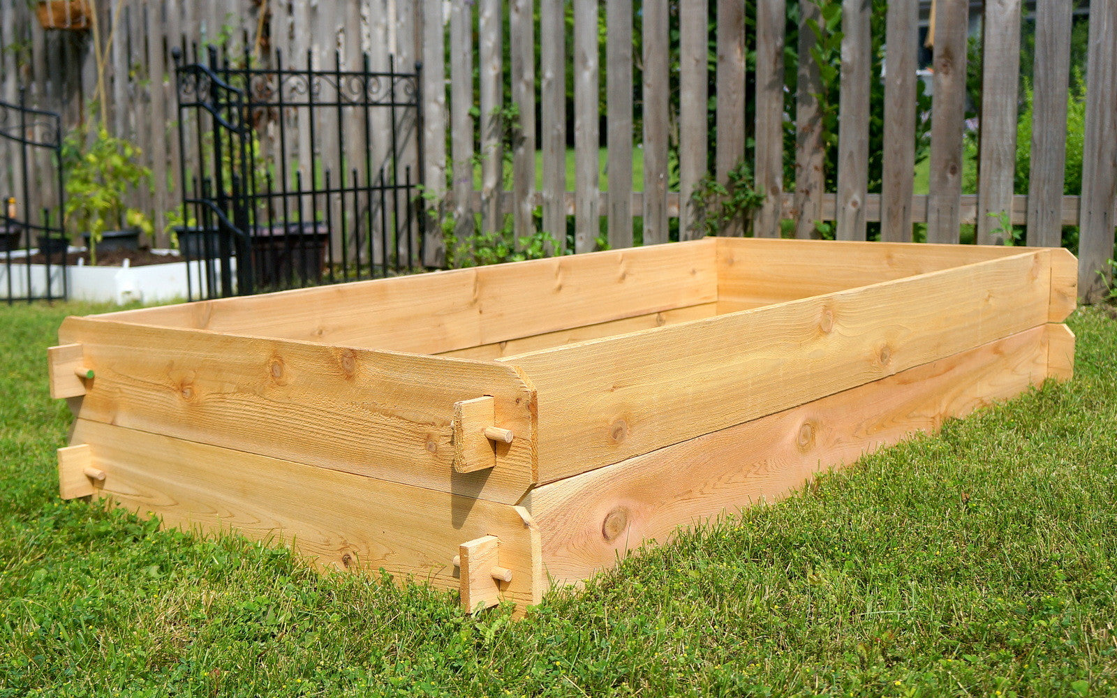 Cedar Raised Garden Bed Kit Double Deep Two 3x6