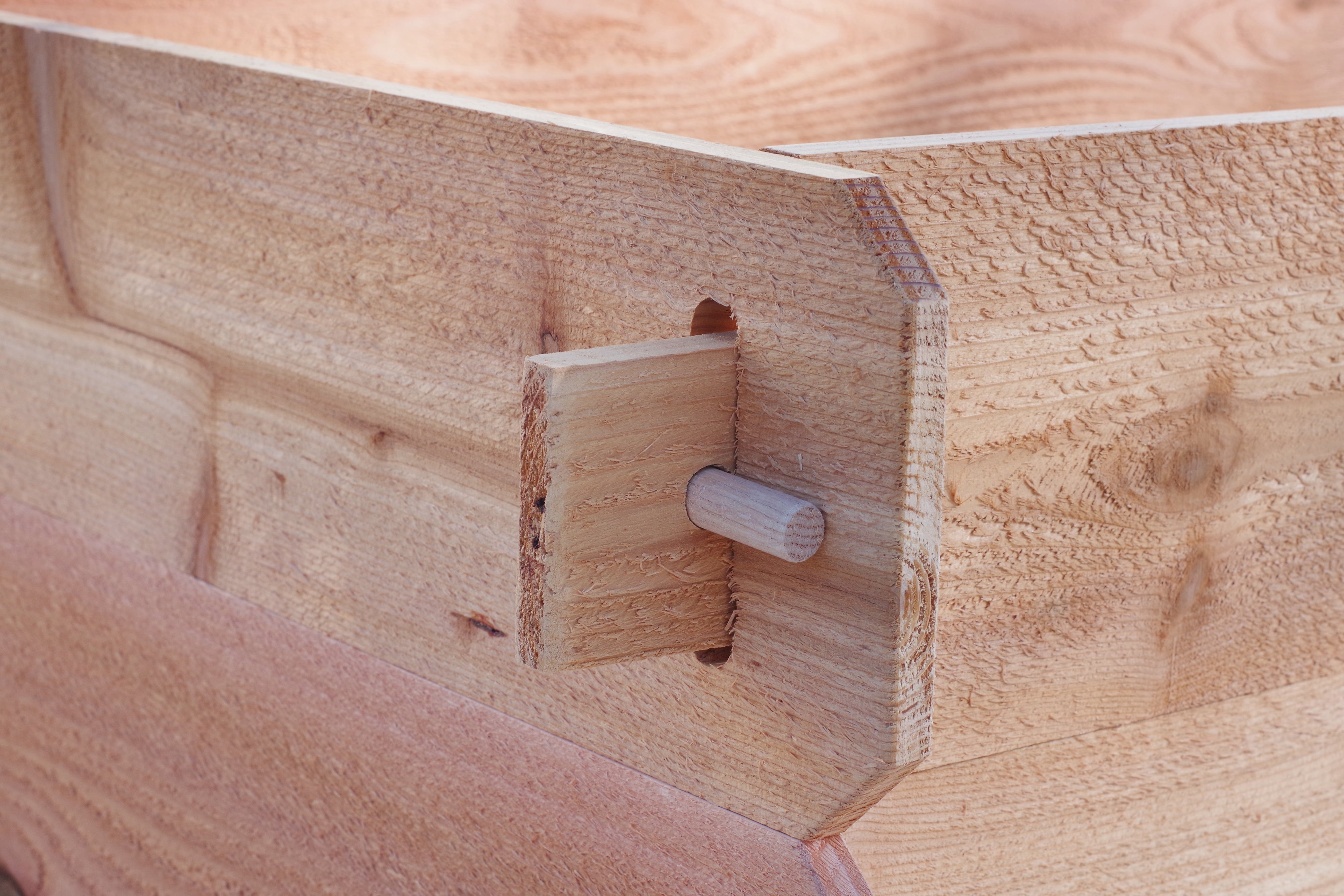 Set of 2 Cedar Raised Garden Bed Kits Double Deep