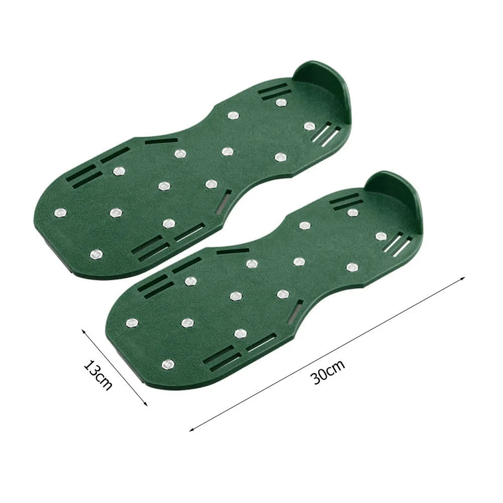 Garden Lawn Aerator Shoes Multi-functional Practical  Garden Yard Grass Cultivator Scarification Nail Tool