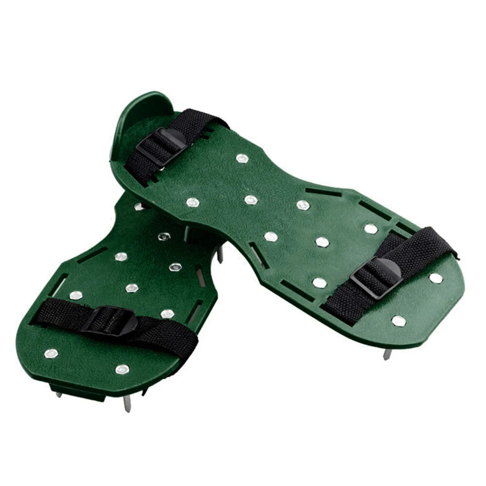 Garden Lawn Aerator Shoes Multi-functional Practical  Garden Yard Grass Cultivator Scarification Nail Tool