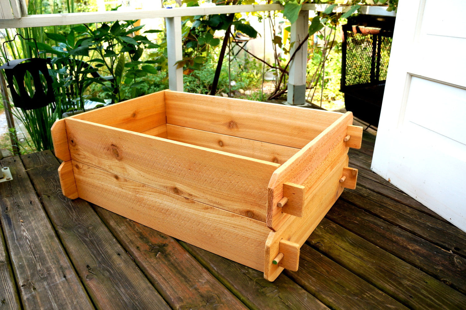 Cedar Raised Garden Bed Kit Double Deep Planter