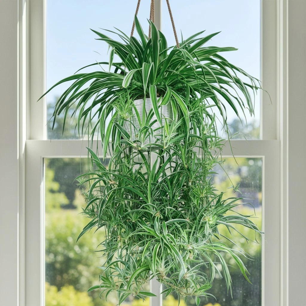 Spider Plant Rooted Cuttings Chlorophytum Comosum Indoor Live Plants